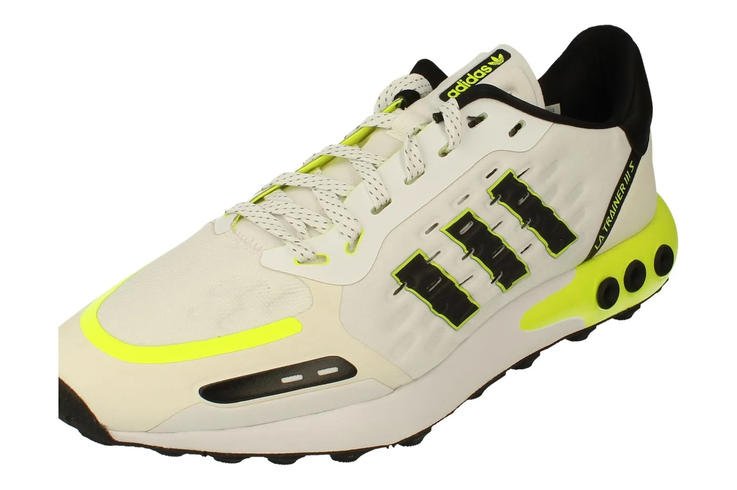 Adidas Originals La Trainer III Mens Running Sneakers FY3704 Shock Absorbing Sole Adjustable
