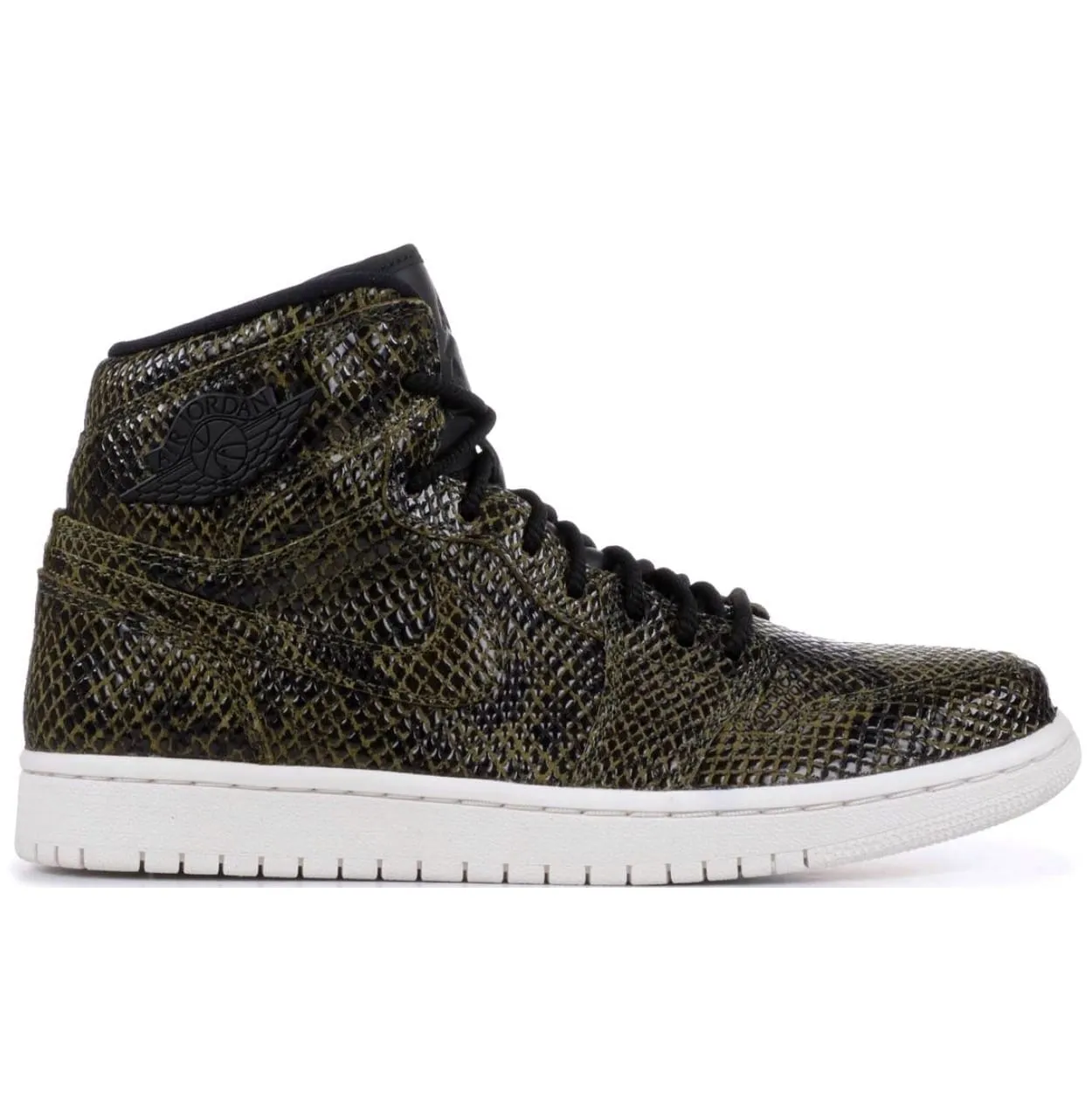 Air Jordan 1 Retro High Snakeskin (W) running in a half - marathon shoes adjustable - lace shoes