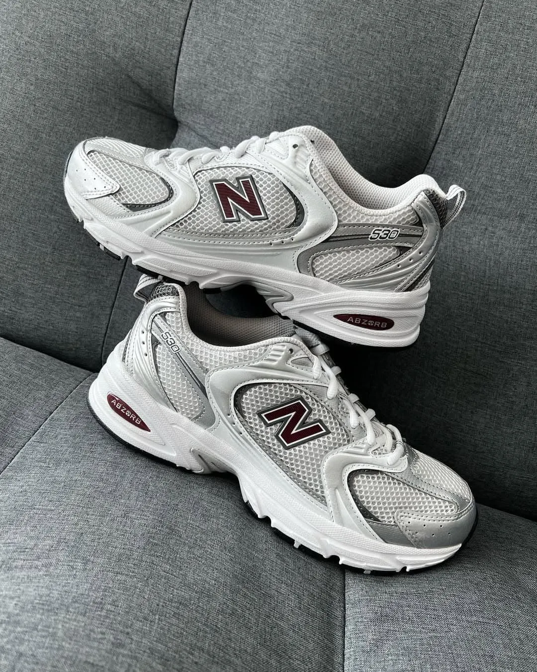 Compression Molded Foam New Balance 530 ??Metallic Burgundy?? MR530GS