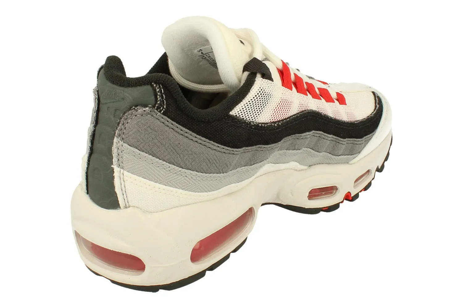 Nike Air Max 95 QS Mens Dh9792 100 narrow-fit shoes recycled - materials