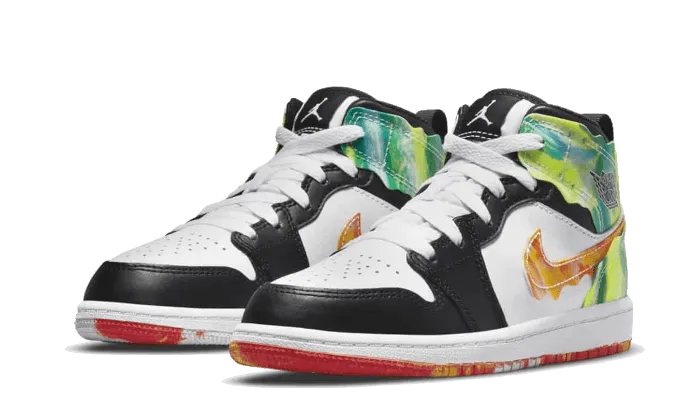 Air Jordan 1 Mid Slim Vortex Cushioned Footbed Tread Easy