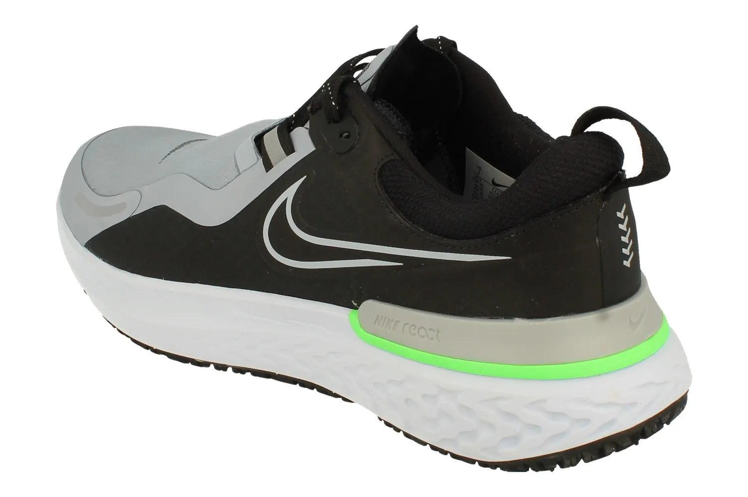 Nike React Miler Shield Mens CQ7888 003 training aids easy - to - clean shoes