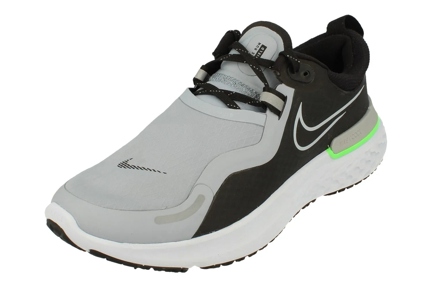 Nike React Miler Shield Mens CQ7888 003 recycled - material shoes