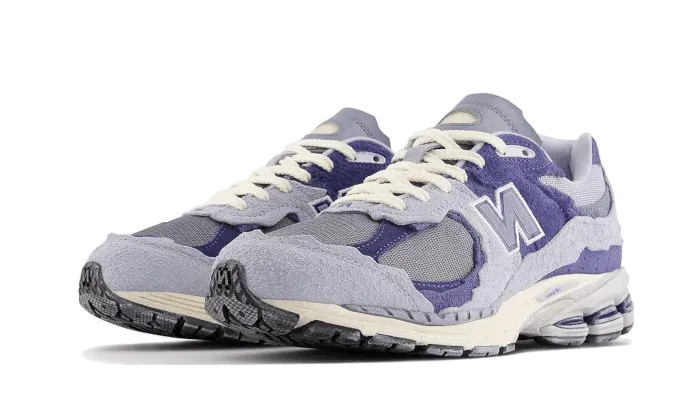 New Balance 2002R Protection Pack Light Arctic Grey Purple On Foot Effortless Walk