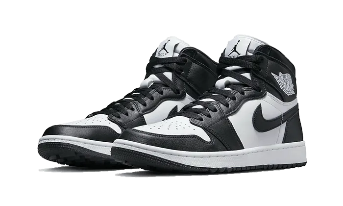 Air Jordan 1 High Golf Panda smooth - sole shoes water - sports running shoes