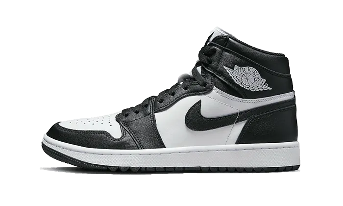 adjustable - fit shoes rocker - sole shoes Air Jordan 1 High Golf Panda