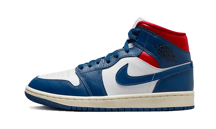 Air Jordan 1 Mid French Blue Casual Ease City Hustle