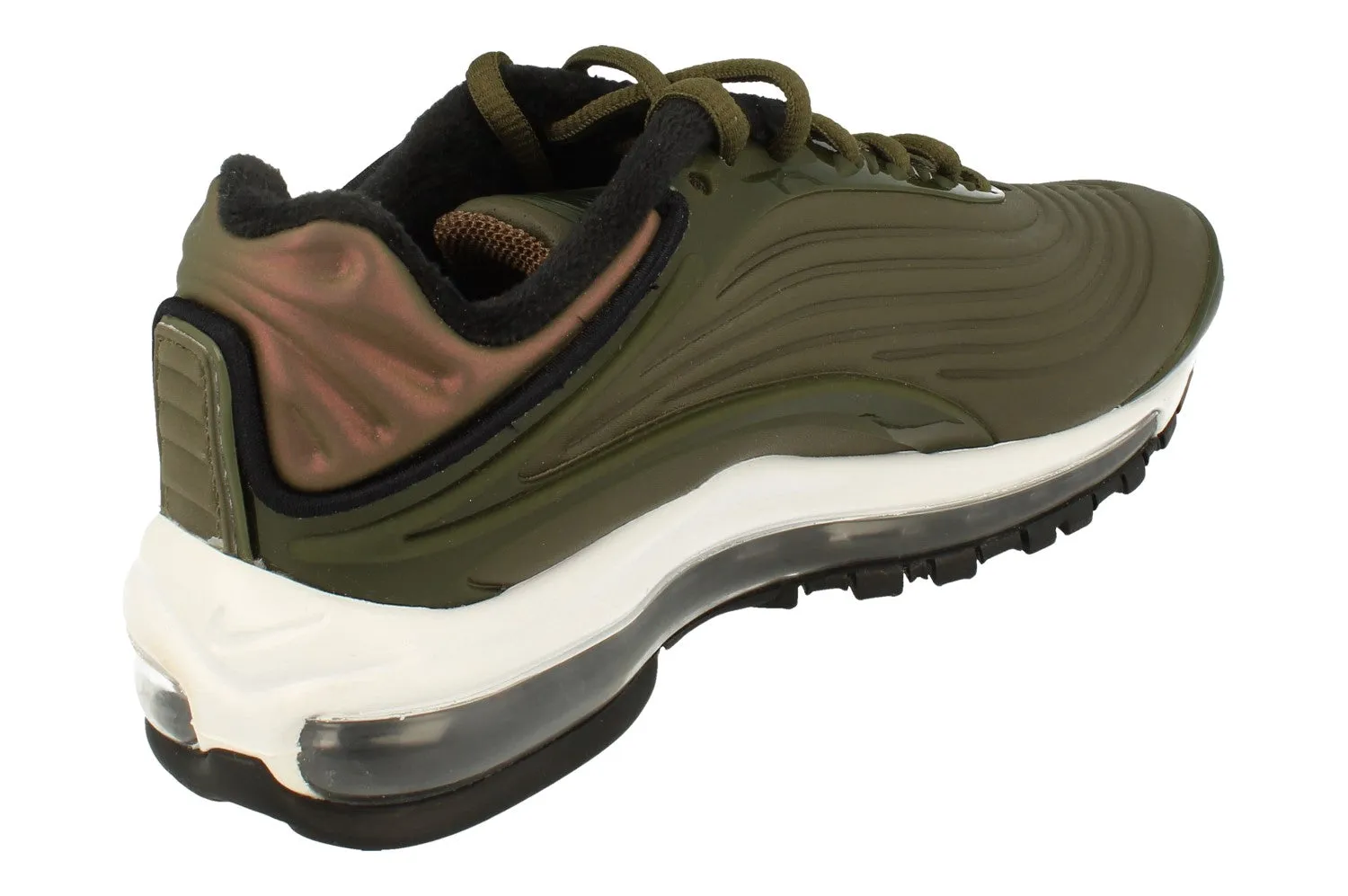 Nike Air Max Deluxe Se Mens Ao8284 300 running in a bus station area shoes Lightweight Lining