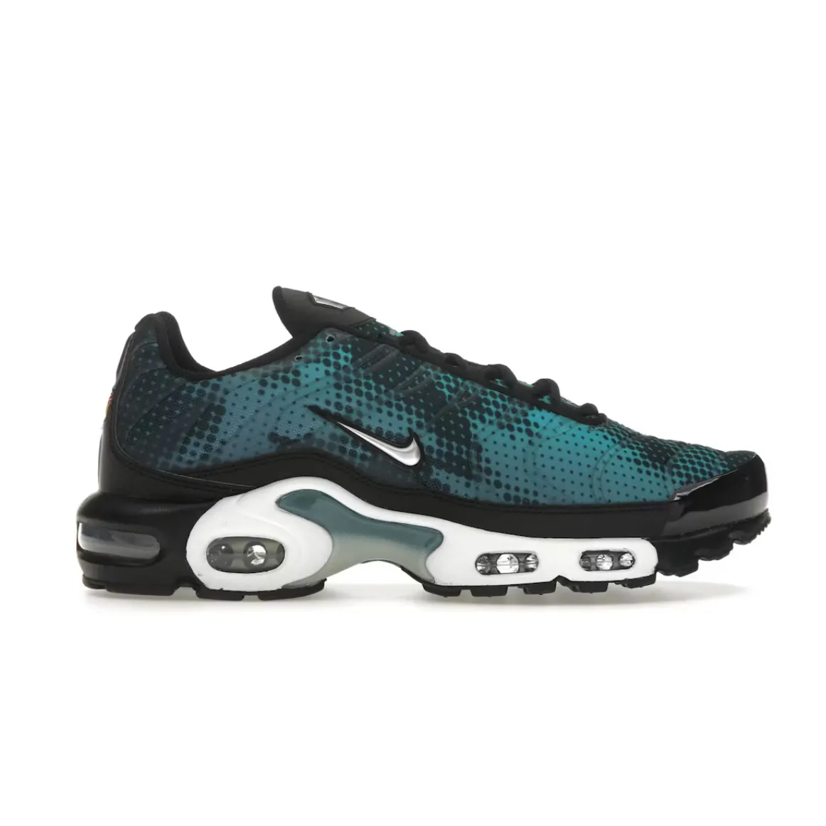 Nike Air Max Plus Dot Pattern Black Dusty Cactus (Women's) Flex Groove Outsole Comfort Flexibility