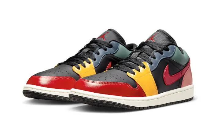 Air Jordan 1 Low SE Black Multi Basic Appeal Daily Training
