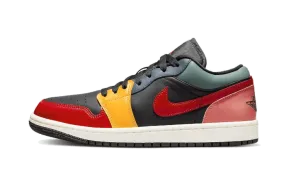 Air Jordan 1 Low SE Black Multi Breathable mesh upper