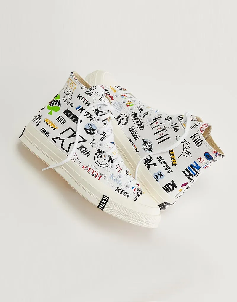 Converse Chuck Taylor All-star 70 Hi Kith 10 Year Anniversary White High impact