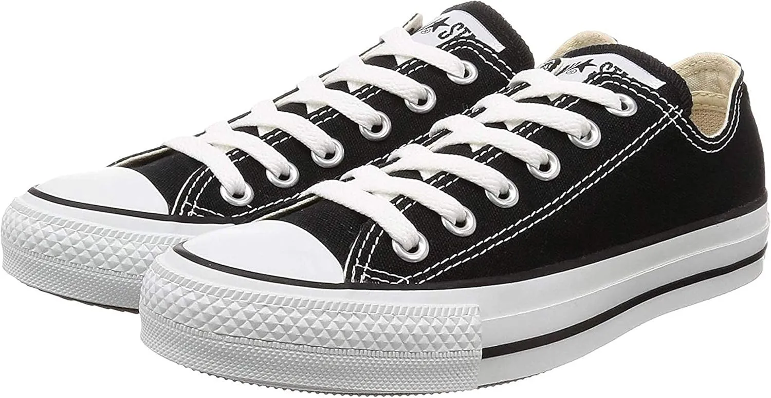 Converse M9166: Chuck Taylor All Star Unisex Ox Low Top Black Sneakers