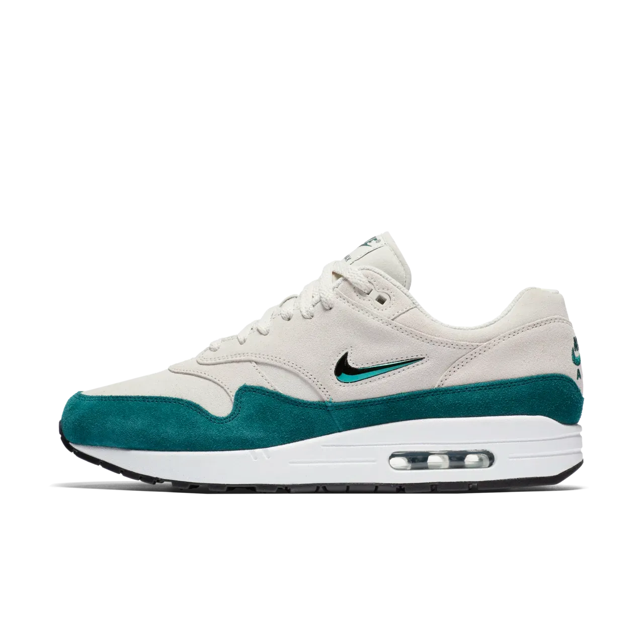 Nike AIR MAX 1 PREMIUM VERT ??MERAUDE Comfort Insoles Pressure Distribution Engineering