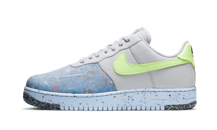 Air Force 1 Low Crater Pure Platinum Barely Volt Wind Step Street Comfort