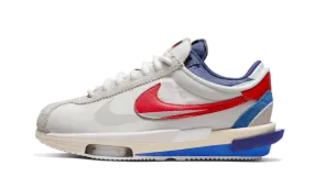 Traction Cortez 4.0 Sacai White University Red Blue