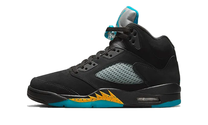 Air Jordan 5 Aqua Wear resistant Multi Surface Use