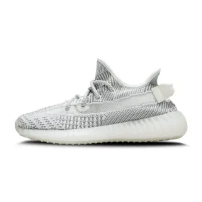 Yeezy 350 V2 ??Static White?? (Non - Reflective) Street Look Indoor Walk