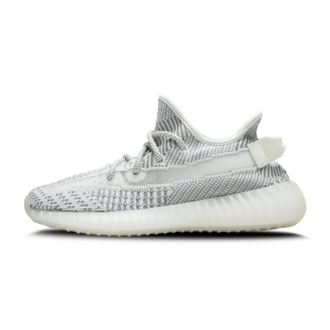 Yeezy 350 V2 ??Static White?? (Non - Reflective) Street Look Indoor Walk