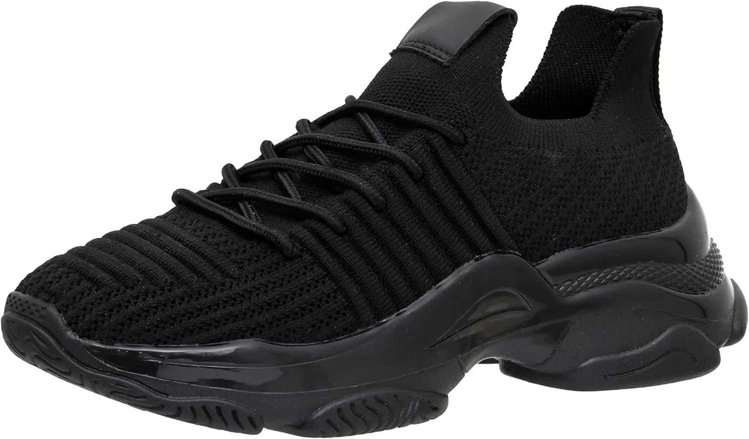 CUSHIONAIRE Women's Apolo Knit Sneaker  Memory Foam