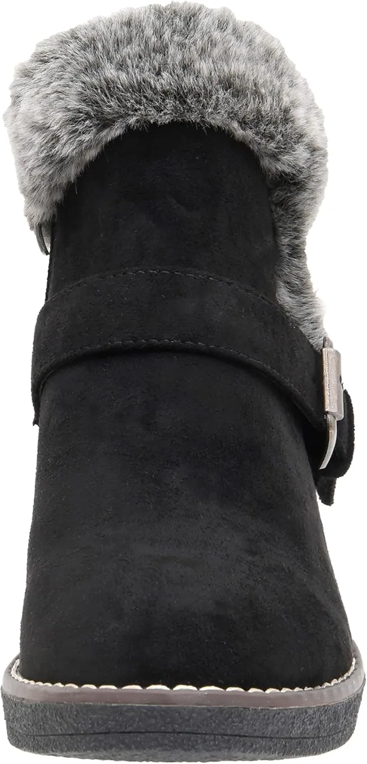 CUSHIONAIRE Women's Rhodes wedge bootie  Memory Foam