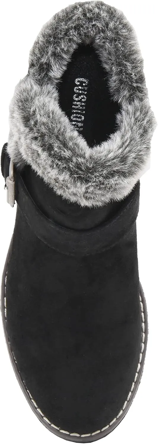 CUSHIONAIRE Women's Rhodes wedge bootie  Memory Foam