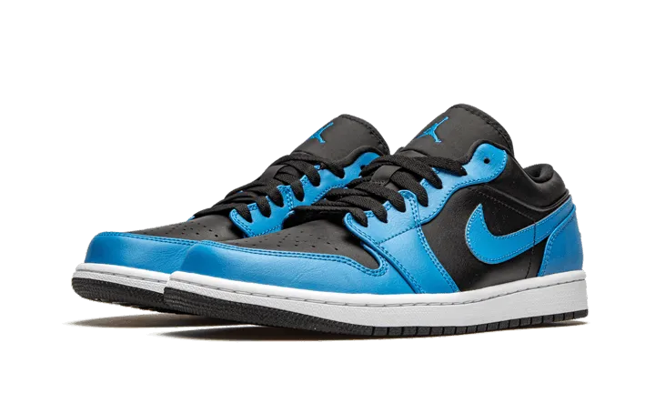 Streamlined Air Jordan 1 Low Laser Blue Black