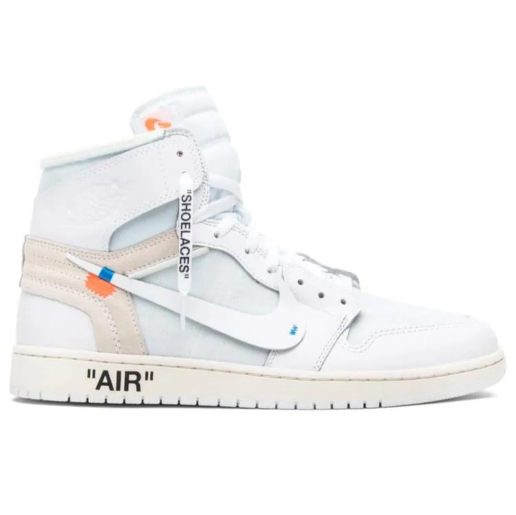 Air Jordan 1 Retro High Off-White White travel - friendly trail running shoe parts
