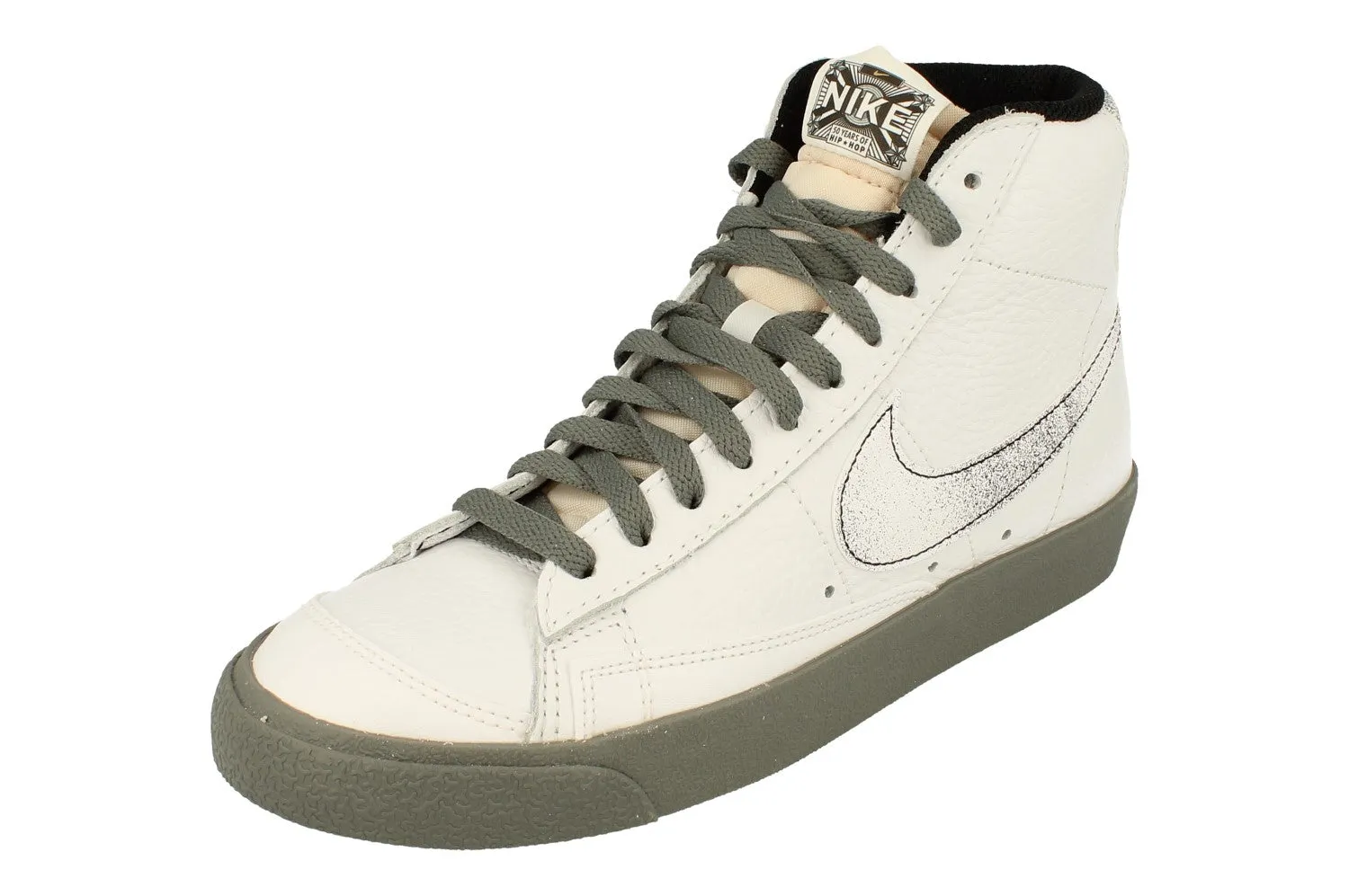 reinforced - toe - area shoes slip-resistant Nike Blazer Mid 77 Emb Mens Trainers DV7194 100