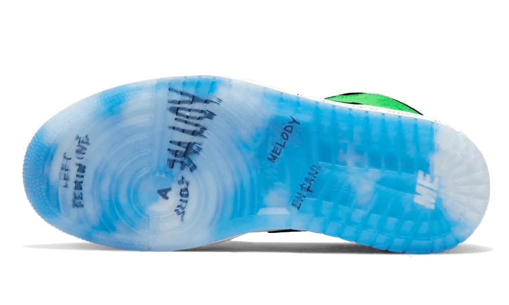 Air Jordan 1 Mid Fearless Melody Ehsani Asymmetric Lacing