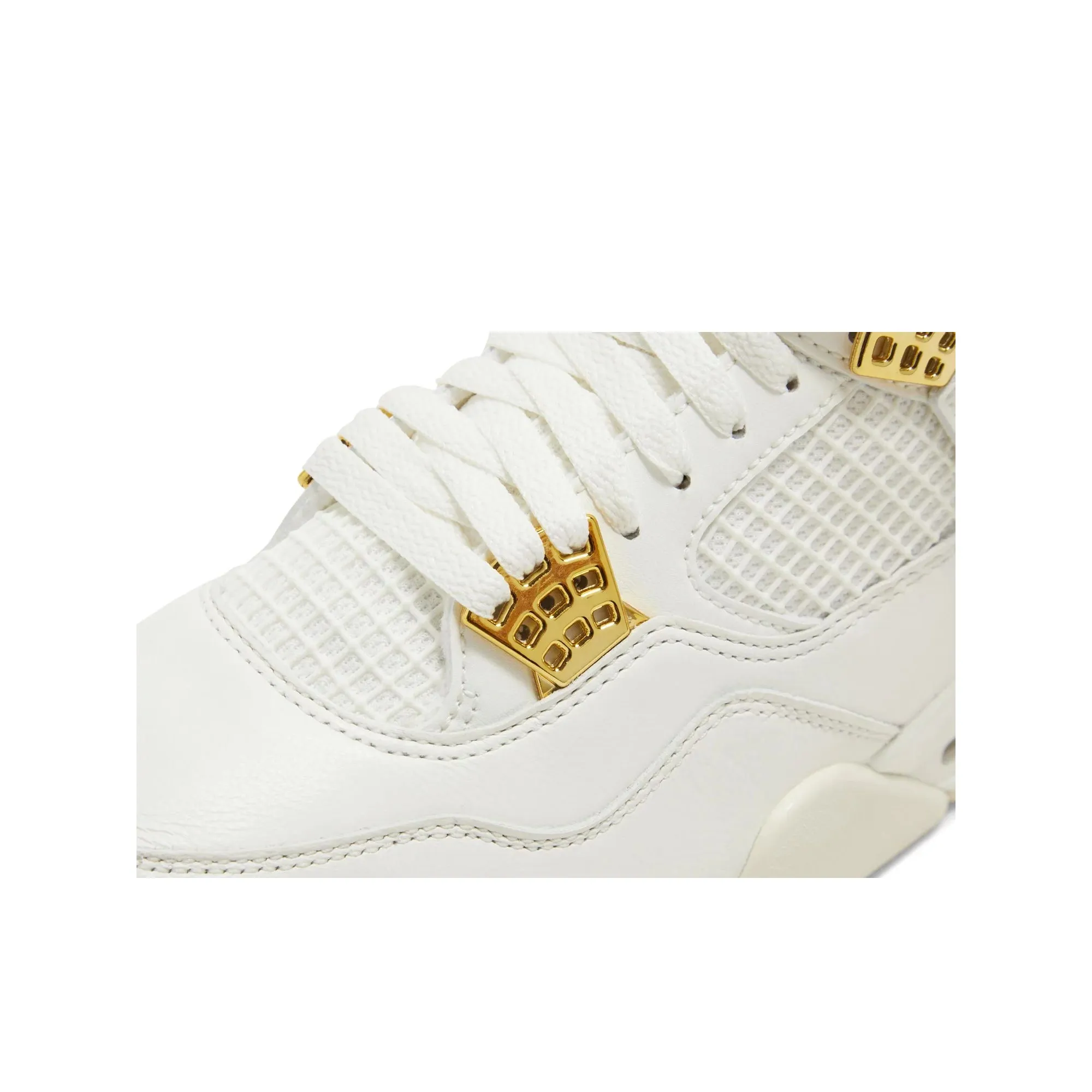 Abrasion   Resistant Air Jordan 4 Retro Metallic Gold