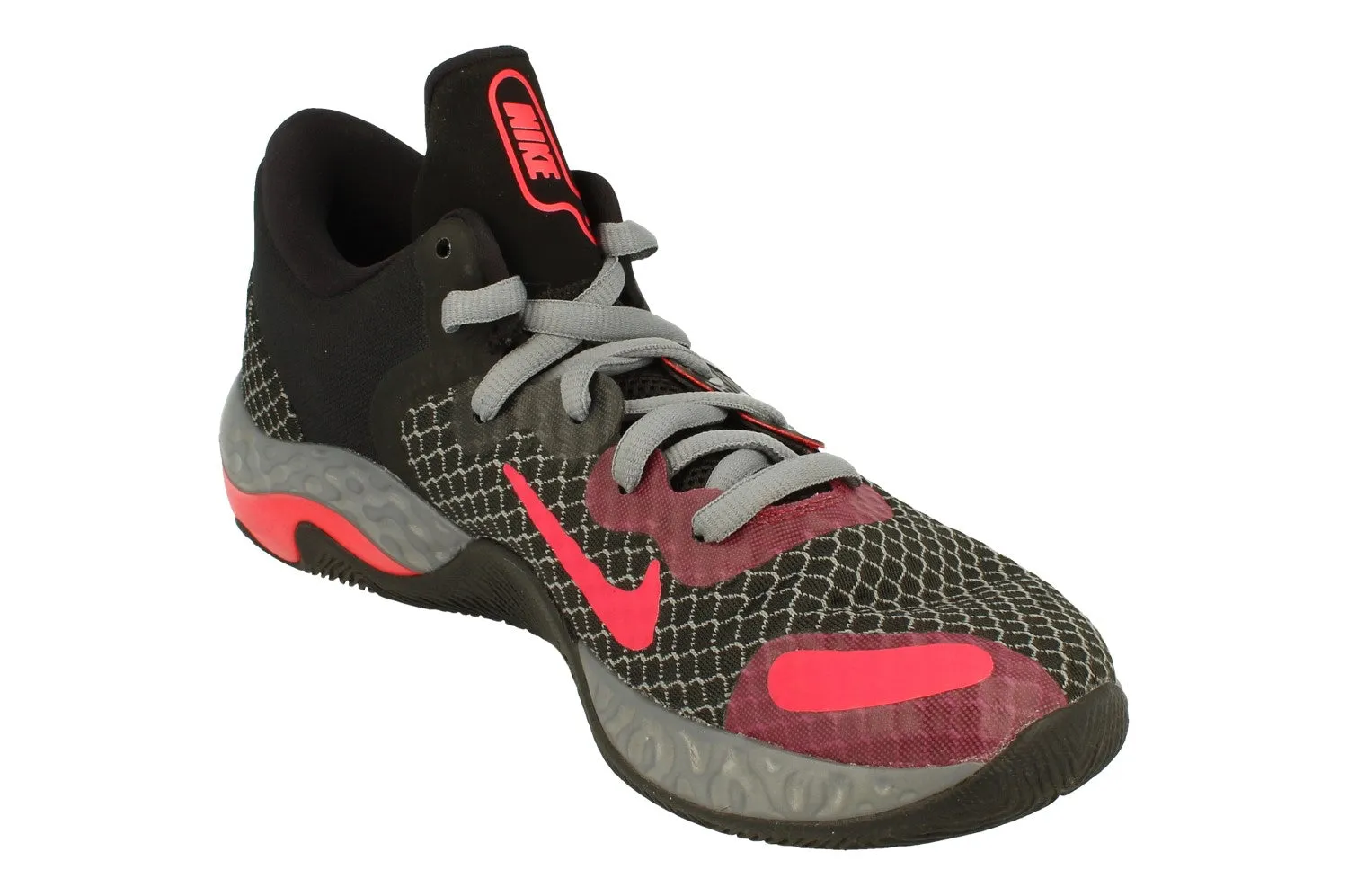standard - width running gear Nike Renew Elevate II Mens Basketball Trainers CW3406 008