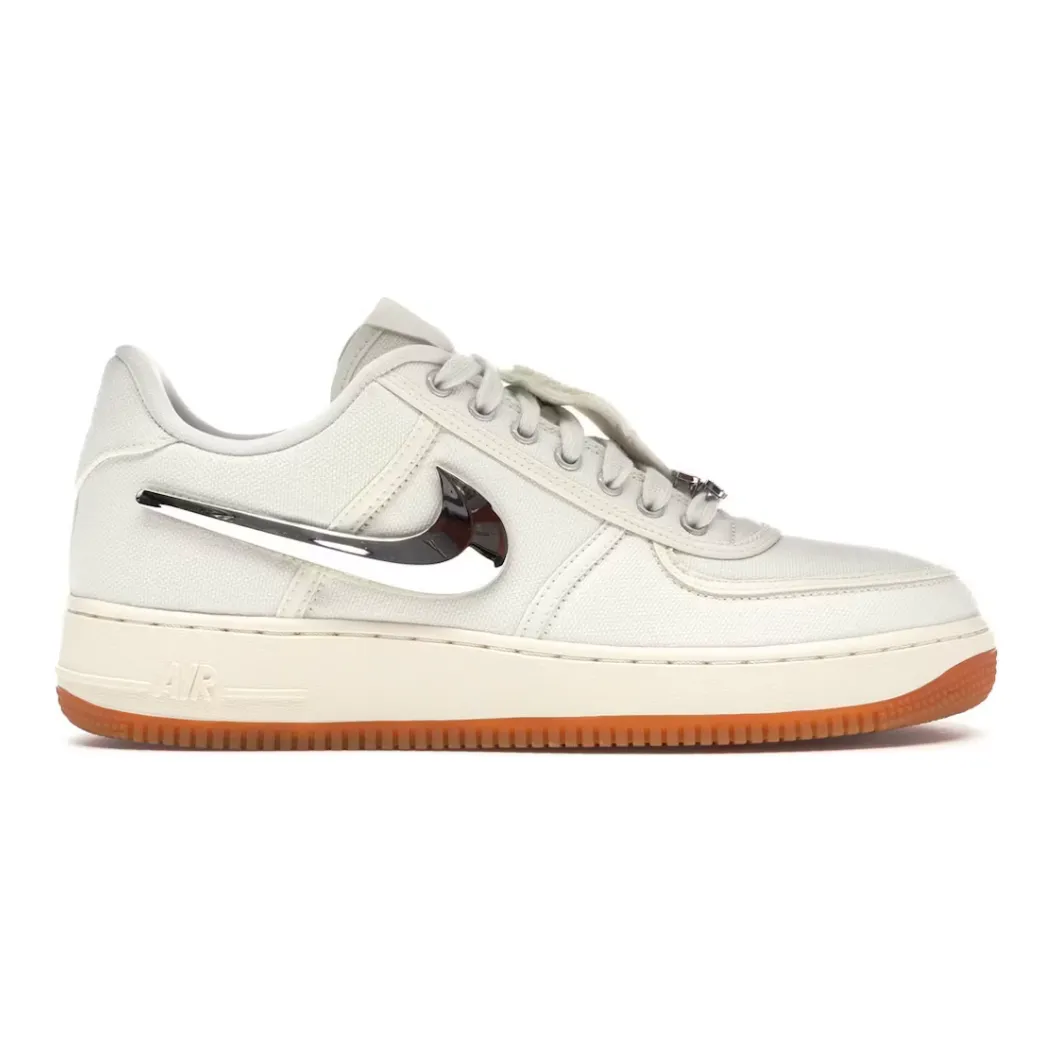 Nike Air Force 1 Low Travis Scott Sail walking shoes