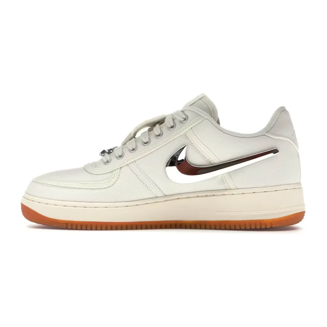 Nike Air Force 1 Low Travis Scott Sail Art Fair Padded Footbed