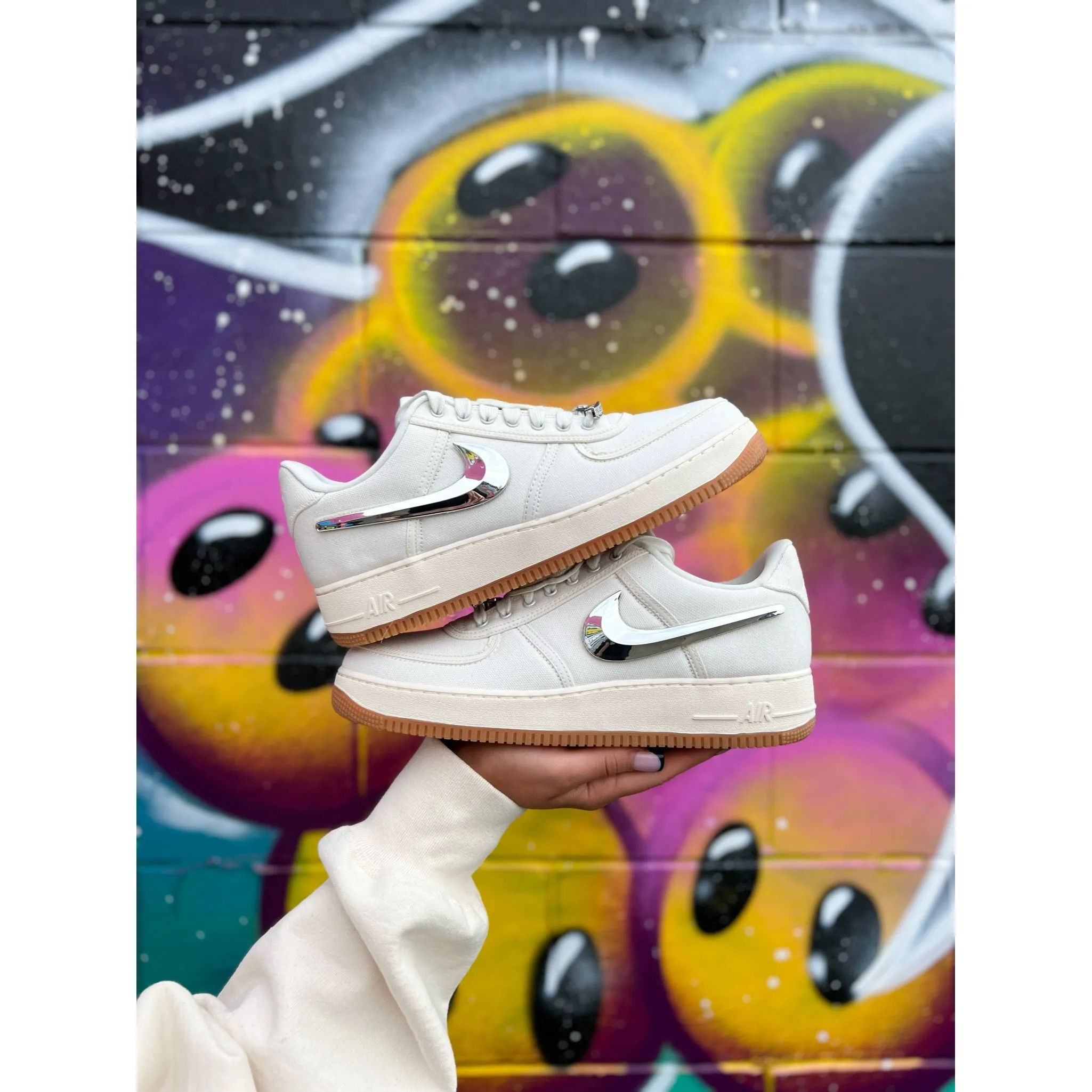 Nike Air Force 1 Low Travis Scott Sail Step Light