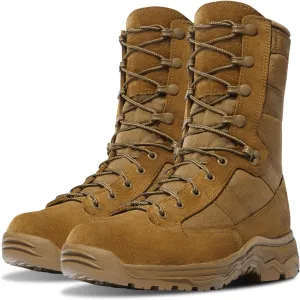 Danner Reckoning STF 8" Military Boots for Men - Durable Rough-Out Leather & 1000D Nylon with Breathable Mesh Lining & All-Terrain Traction Outsole, Coyote/EGA - 12 EE