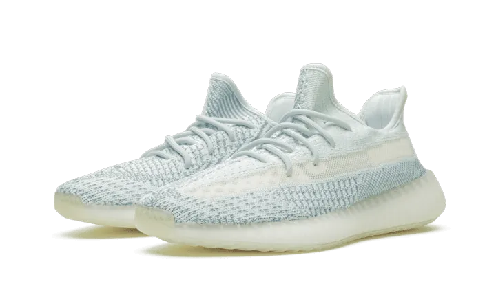 Classic Lines Yeezy Boost 350 V2 Cloud White (Non-Reflective)