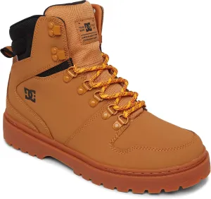 DC mens Cold Weather Casual Snow Boot, Wheat/Black, 10 US