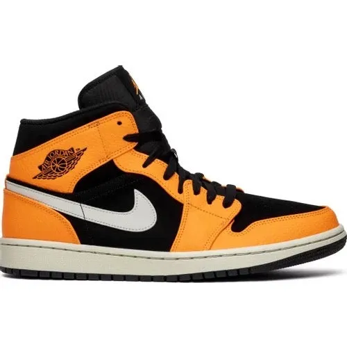 Air Jordan 1 Mid Black Cone sports - event running wear wide - base - feature shoes