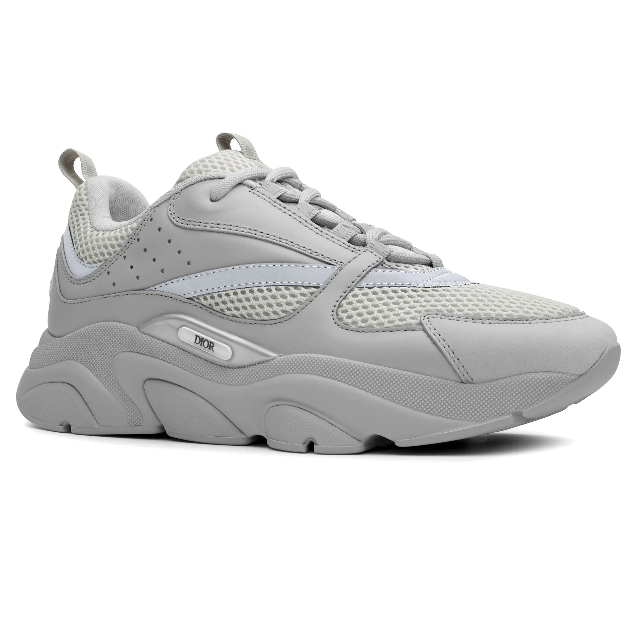 Anti Tear Material Maximum touch Dior B22  Grey Calfskin Trainer