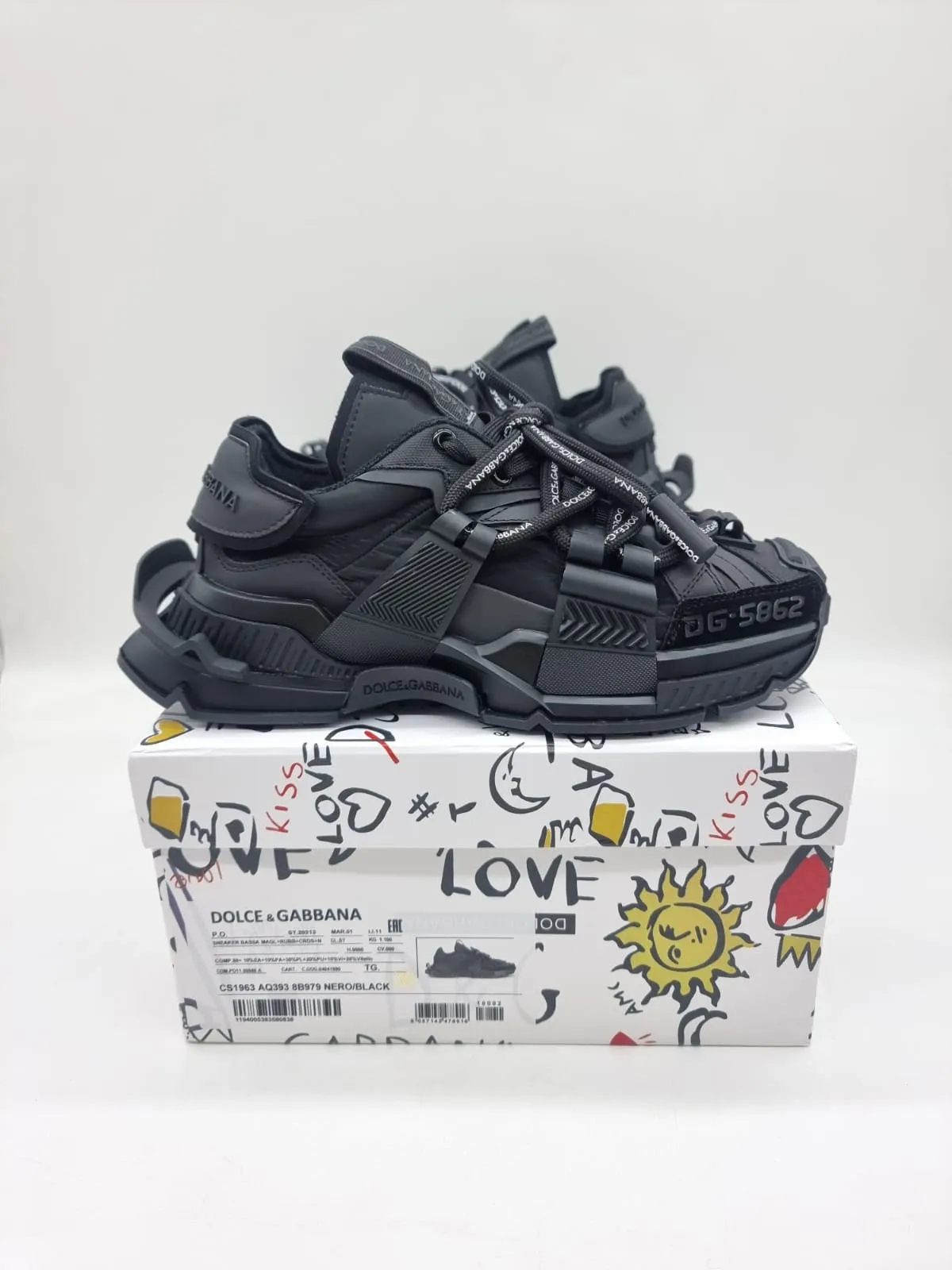 Anti Fatigue Insole Dolce & Gabbana DG-5862 Space Black