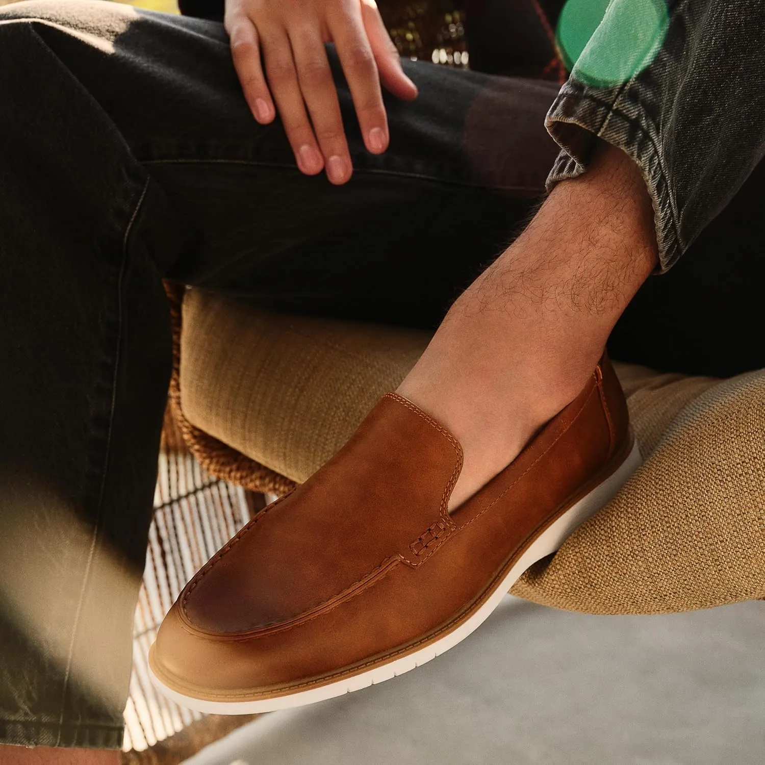 Dr. Scholl's Shoes Men's Sync Up Moc Slip-ons Loafer