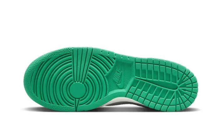 Dunk High White Green Comfortable Midfoot Rugged Terrain