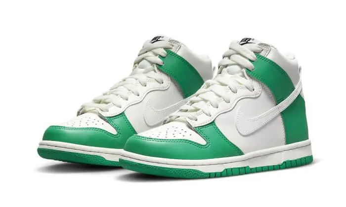 Classic Power Weather resistant Dunk High White Green