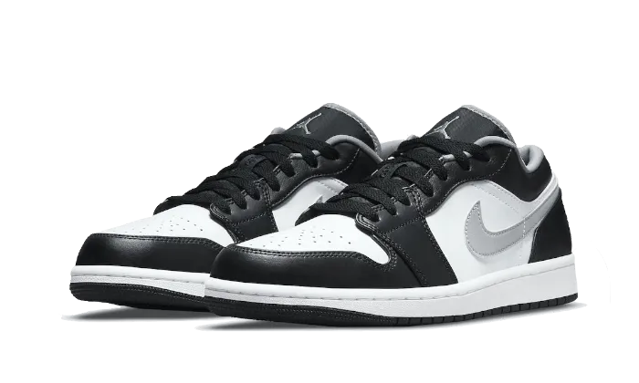 Air Jordan 1 Low Black White Particle Grey Treadmill Optimized Comfort Breath