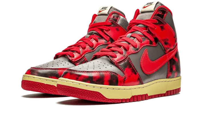 Dunk High 1985 Red Acid Wash Soft foam Wide
