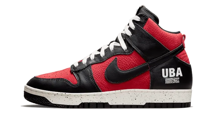 All-Day Wear Lateral Support Dunk High 1985 Undercover Gym Red