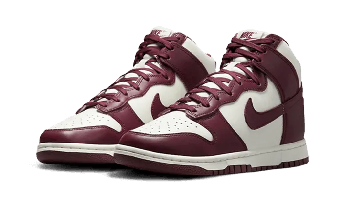 Dunk High Burgundy Crush Padded Support Dynamic Support Frame