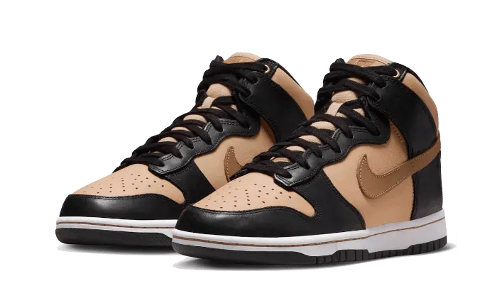 Dunk High LXX Black Flax Breathable mesh construction