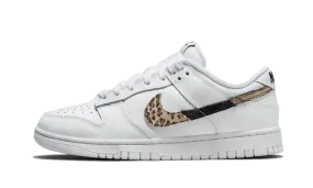 Dunk Low Animal Print White Flex Fit Seamless Upper Construction